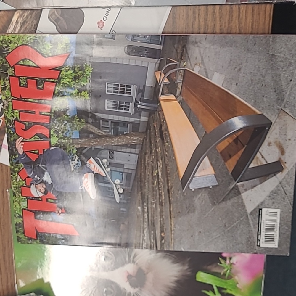 Thrasher Magazine July 2021 and May 2023